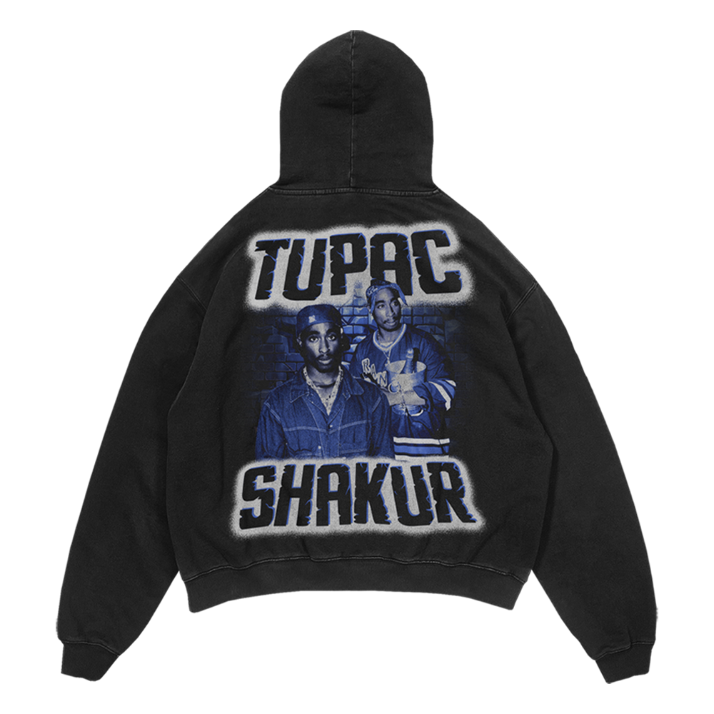 All Eyez On Me Black Hoodie Back 