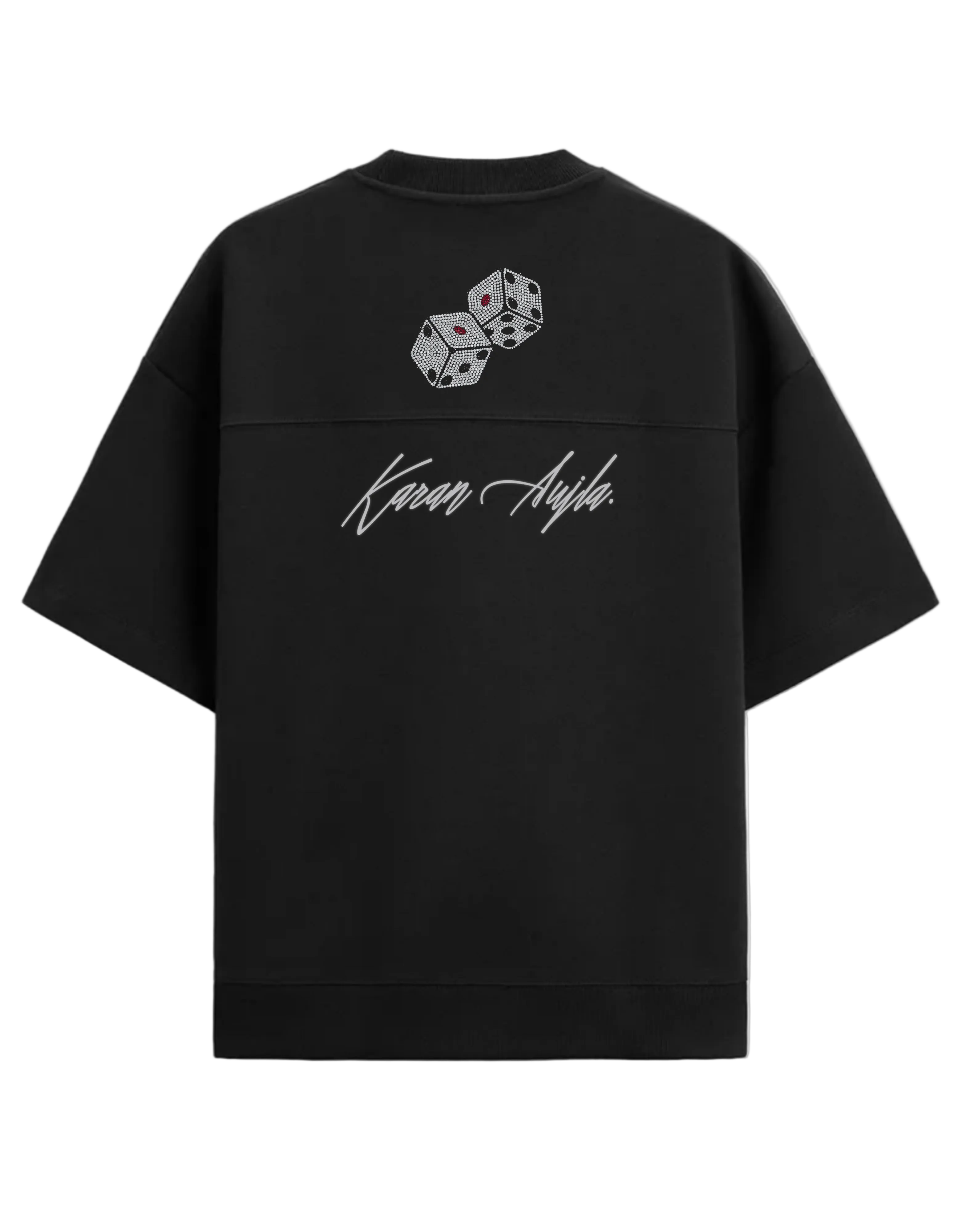 STAKE X KARAN AUJLA STUDDED DIE TSHIRT (SIGNED)