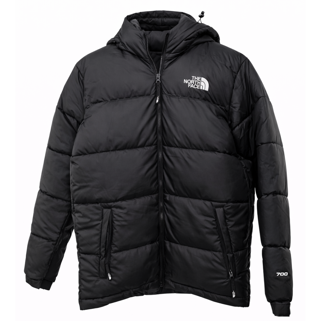 THE NORTH FACE BLACK HYDRENALITE DOWN HOODED COAT	BLACK