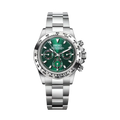 Seiko Mod Daytona silver Green