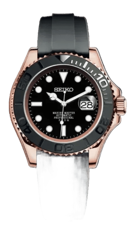 Seiko Mod Yacht Master Rose Gold